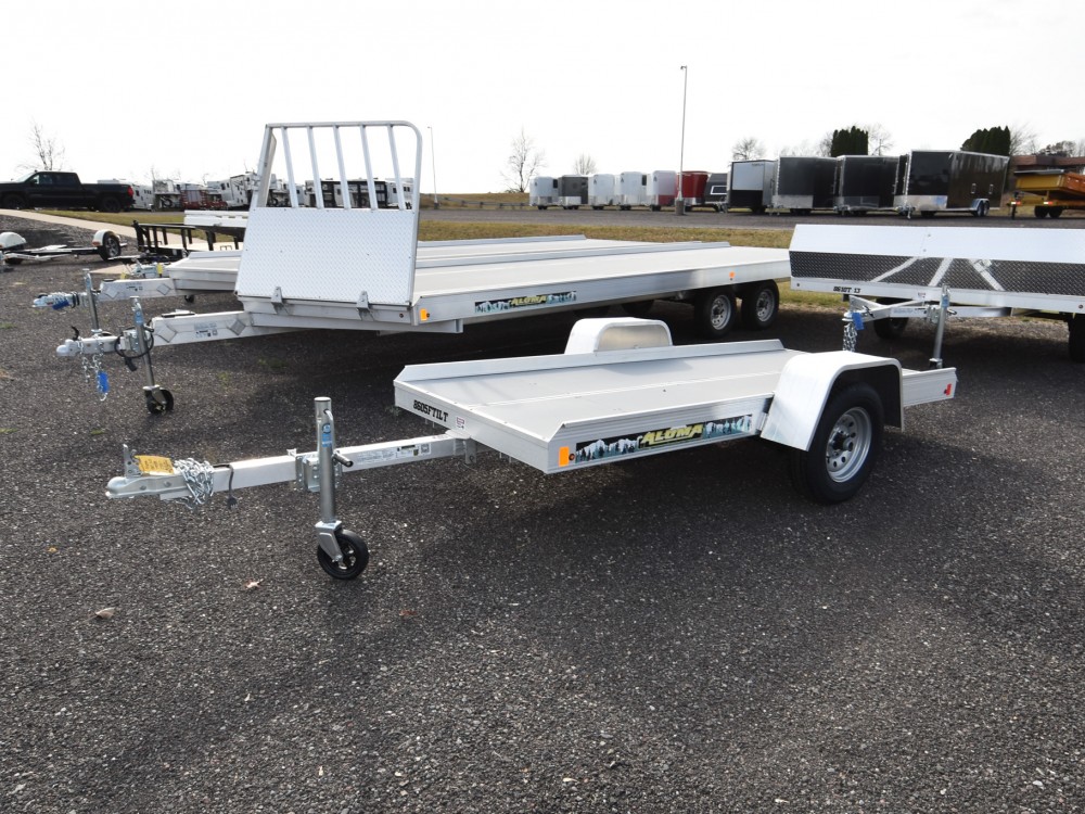 8605 Tilt Aluminum Snowmobile Trailer Gallery Photo 1