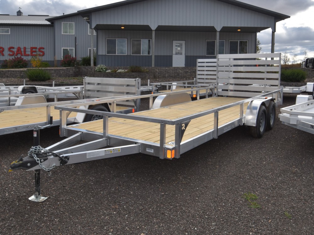 82"x20' w/HD Package Aluminum Utility Trailer Gallery Photo 1