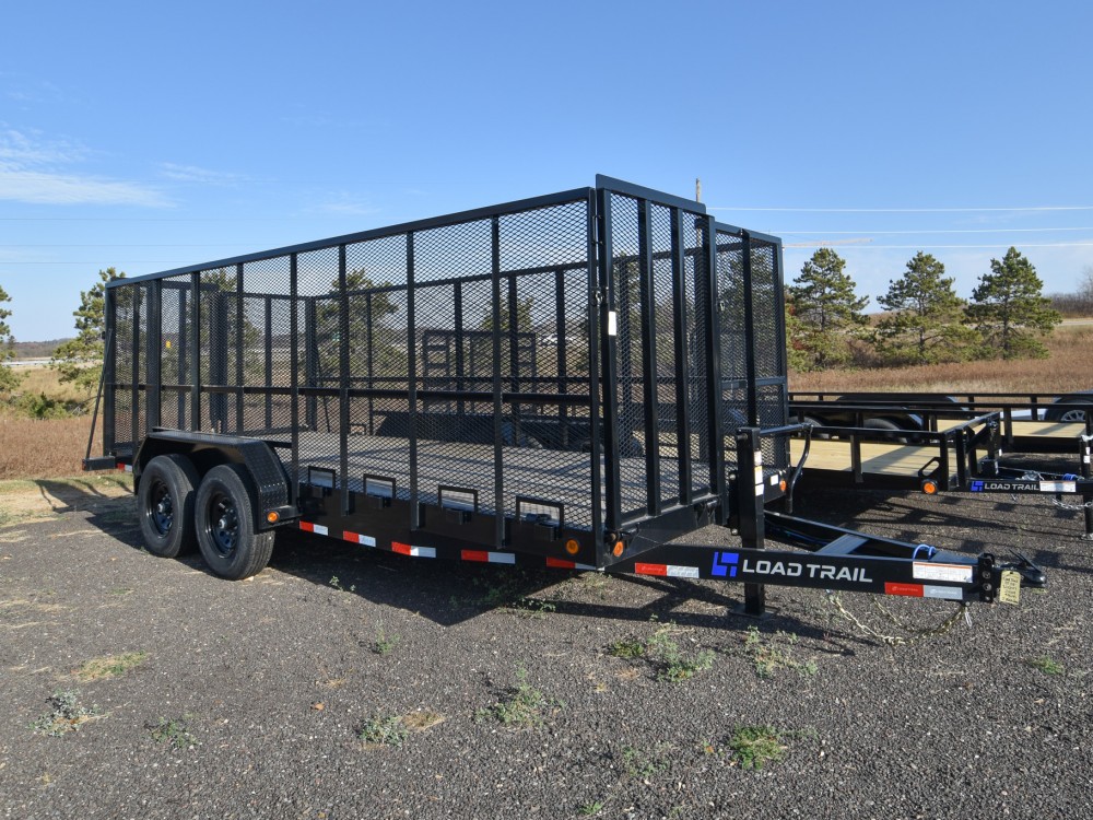 83"x18' w/ 5' Mesh Sides Utility/Equipment Trailer Gallery Photo 1