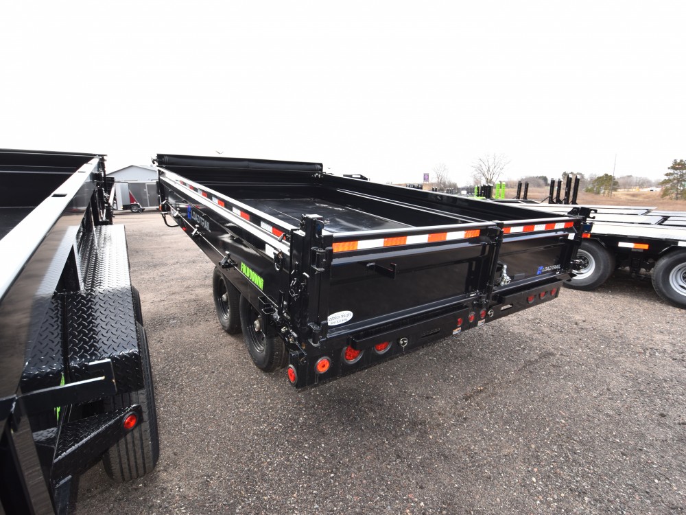 96"x16' w/18" Fold-Down Sides Dump Trailer Gallery Photo 2