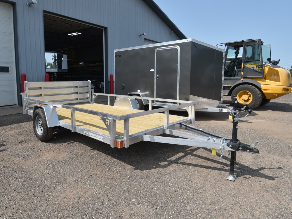 82"x12' Aluminum Utility Trailer w/HD Package & Bi-Fold Ramp Gate Gallery Photo 1