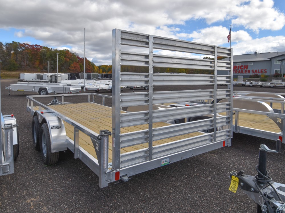 82"x18' w/HD Package Aluminum Utility Trailer Gallery Photo 2