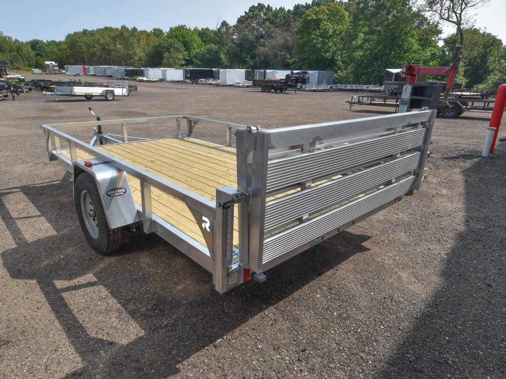 82"x12' Aluminum Utility Trailer w/HD Package & Bi-Fold Ramp Gate Gallery Photo 3