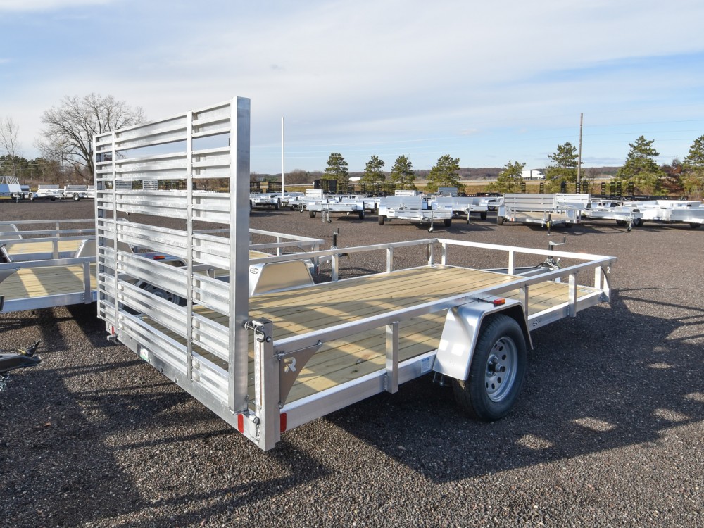 82"x14' SA w/HD Package Aluminum Utility Trailer Gallery Photo 2