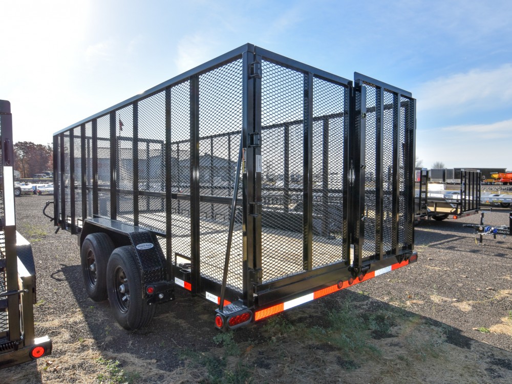 83"x18' w/ 5' Mesh Sides Utility/Equipment Trailer Gallery Photo 3