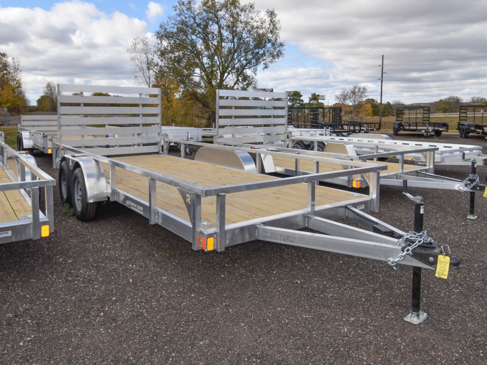 82"x18' w/HD Package Aluminum Utility Trailer Gallery Photo 1