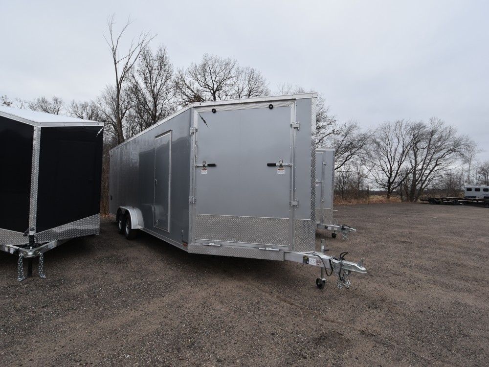 7.5'x27' (22'+5' V) Snowmobile/UTV Enclosed Trailer Gallery Photo 1