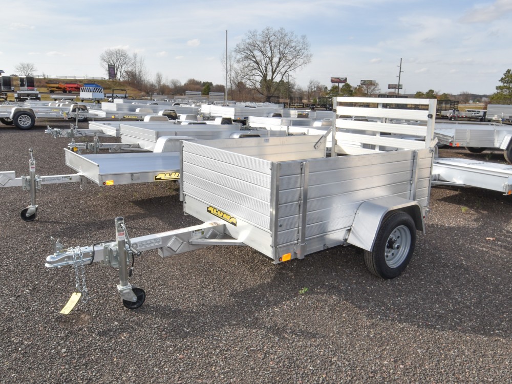 486 Aluminum Utility Trailer w/24" Solid Sides Gallery Photo 1