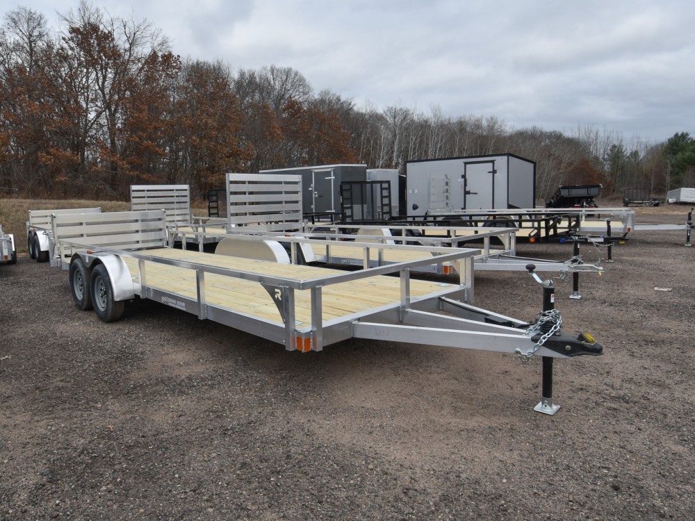 82"x20' w/HD Package & Bi-Fold Ramp Aluminum Utility Trailer Gallery Photo 1