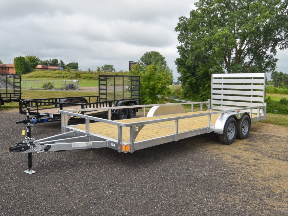 82"x20' w/HD Package Aluminum Utility Trailer Gallery Photo 1