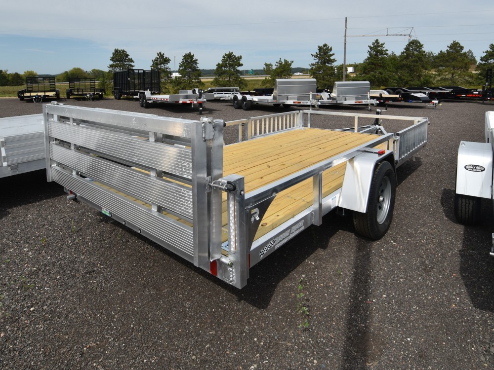 82"x14' SA w/HD Package & Bi-Fold Gate Aluminum ATV/Utility Trailer Gallery Photo 2