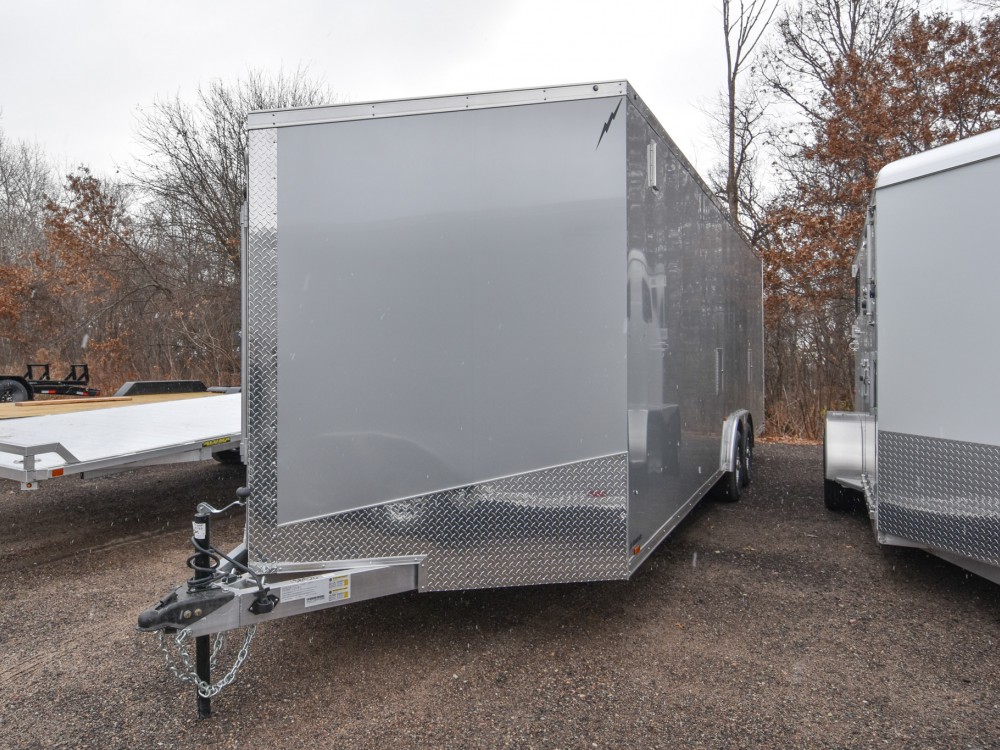 8.5'x28' (24'+4' V) Snowmobile/UTV Enclosed Trailer Gallery Photo 2