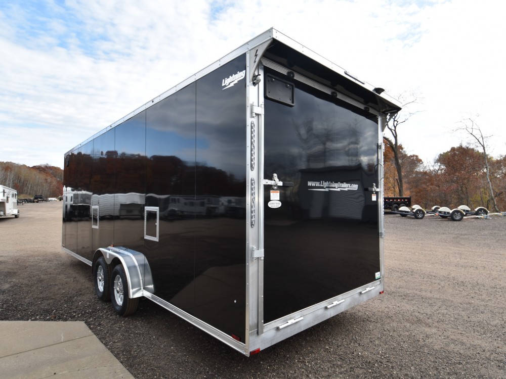 7.5'x29' (24'+5' V) Snowmobile/UTV Enclosed Trailer Gallery Photo 4