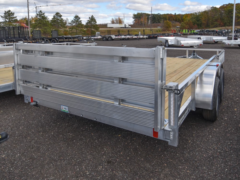 82"x16' w/HD Package, SRR & Bi-Fold Ramp Aluminum ATV/Utility Trailer Gallery Photo 2