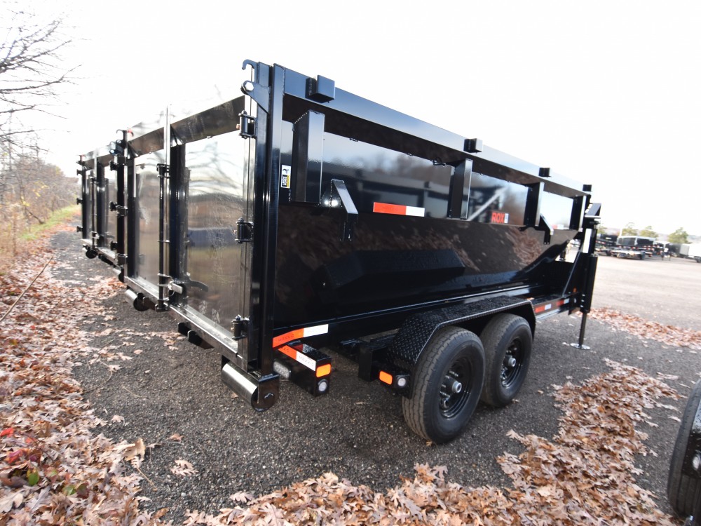 ROX 83"x14' w/4' Bin Gooseneck Roll-Off Trailer Gallery Photo 2