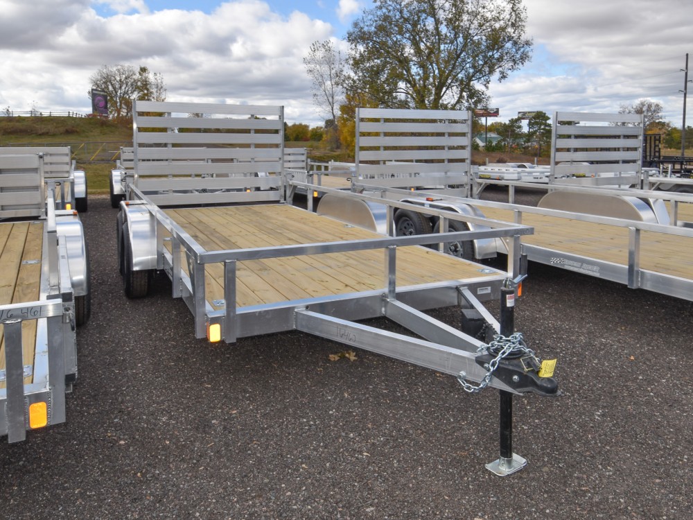 82"x16' w/HD Package Aluminum Utility Trailer Gallery Photo 1