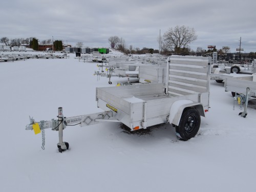 486 w/12" Solid Sides Aluminum Utility Trailer Photo