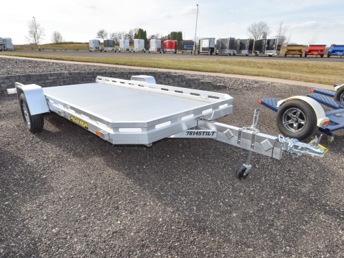 7814 Tilt Aluminum Utility Trailer Photo