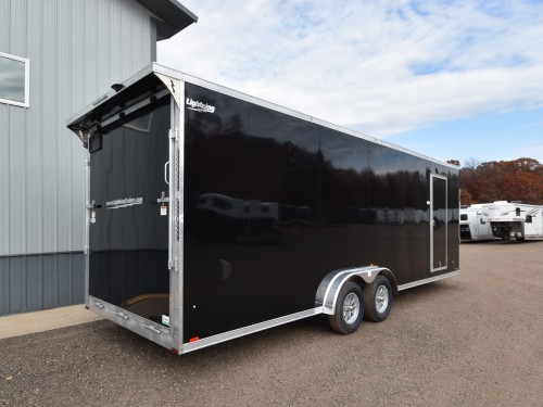 7.5'x29' (24'+5' V) Snowmobile/UTV Enclosed Trailer Preview Photo 3