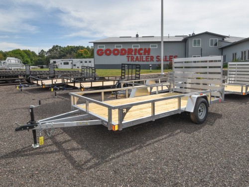 82"x14' SA w/HD Package Aluminum Utility Trailer Photo