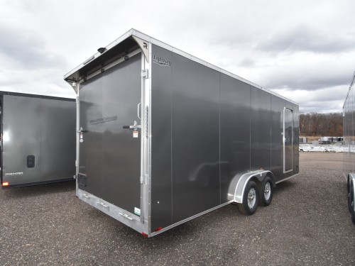 7.5'x27' (22'+5' V) Snowmobile/UTV Enclosed Trailer Preview Photo 3