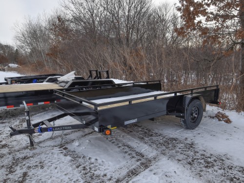 77"x12' Utility Trailer w/Solid Sides & No Ramp Preview Photo 1