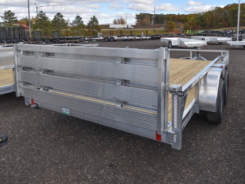 82"x16' w/HD Package, SRR & Bi-Fold Ramp Aluminum ATV/Utility Trailer Preview Photo 2