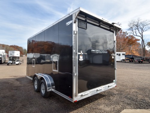 7.5'x21' (16'+5' V) Snowmobile/UTV Enclosed Trailer Preview Photo 3