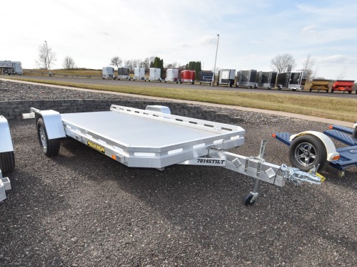 7712 H Tilt Aluminum Utility Trailer Photo