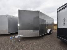 7.5'x27' (22'+5' V) Snowmobile/UTV Enclosed Trailer Photo Thumbnail 2