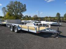 82"x16' w/HD Package & Bi-Fold Ramp Aluminum Utility Trailer Photo Thumbnail 1