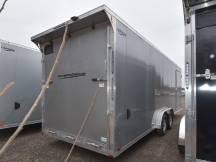 7.5'x27' (22'+5' V) Snowmobile/UTV Enclosed Trailer Photo Thumbnail 4