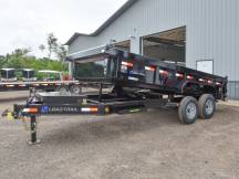 83"X16' Dump Trailer w/50" Side Door Photo Thumbnail 4