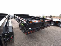 96"x16' w/18" Fold-Down Sides Dump Trailer Photo Thumbnail 2