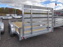 82"x16' w/HD Package Aluminum Utility Trailer Photo Thumbnail 2