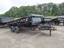 83"X14' Dump Trailer w/50" Side Door Photo Thumbnail 1