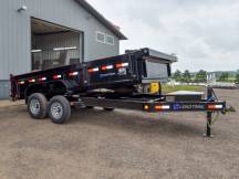 83"X16' Dump Trailer w/50" Side Door Photo Thumbnail 1