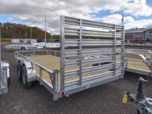 82"x18' w/HD Package Aluminum Utility Trailer Photo Thumbnail 2