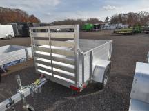 486 Aluminum Utility Trailer w/24" Solid Sides Photo Thumbnail 2