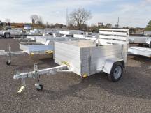 486 Aluminum Utility Trailer w/24" Solid Sides Photo Thumbnail 1