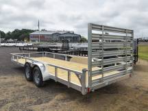 82"x20' w/HD Package Aluminum Utility Trailer Photo Thumbnail 2