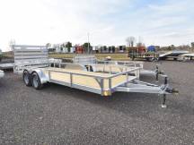 82"x12' Aluminum Utility Trailer w/HD Package & Bi-Fold Ramp Gate Photo Thumbnail 1