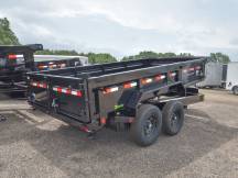 83"X14' Dump Trailer w/50" Side Door Photo Thumbnail 4