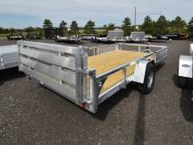 82"x14' SA w/HD Package & Bi-Fold Gate Aluminum ATV/Utility Trailer Photo Thumbnail 2