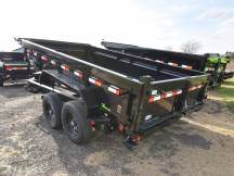 83"X14' Dump Trailer w/50" Side Door Photo Thumbnail 3