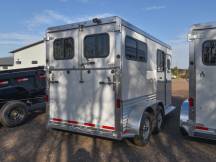 Julite 2 Horse Straight Load Horse Trailer Walk Thru w/Mangers Photo Thumbnail 2