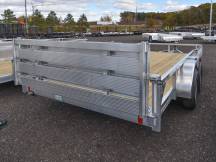 82"x16' w/HD Package, SRR & Bi-Fold Ramp Aluminum ATV/Utility Trailer Photo Thumbnail 2