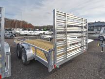 82"x16' w/HD Package Aluminum Utility Trailer Photo Thumbnail 2